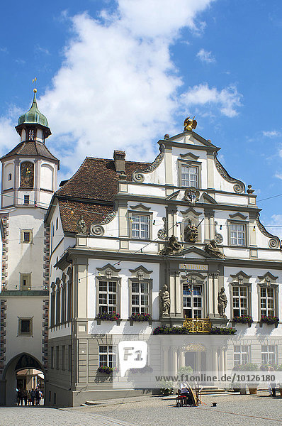 Rathaus in Wangen im Allgäu  Oberschwaben  Allgäu  Baden-Württemberg  Deutschland  Europa