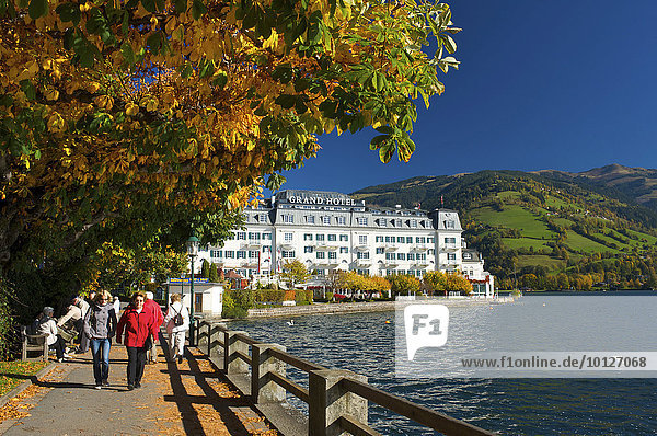 Grand Hotel in Zell am See am Zeller See im Pinzgau im Salzburger Land  Österreich  Europa