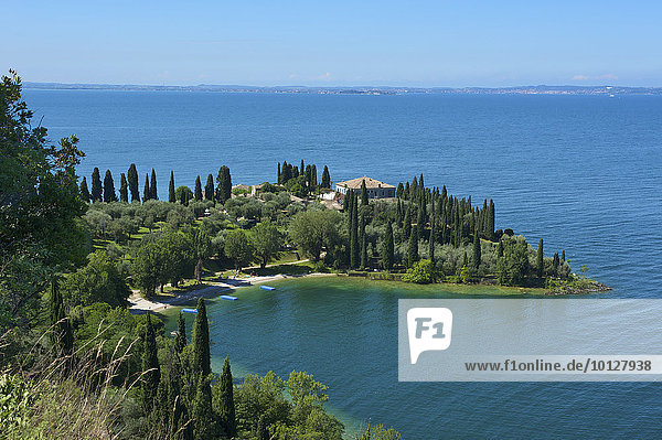 Punta San Vigilio am Gardasee Punta San Vigilio Gardasee Italien Europa
