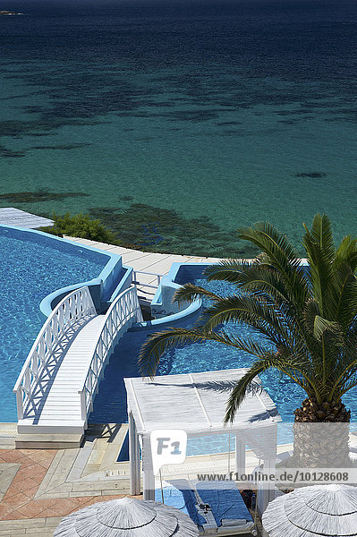 Pool des Hotels Saint John  Agios Ioannis  Mykonos  Kykladen  Griechenland  Europa