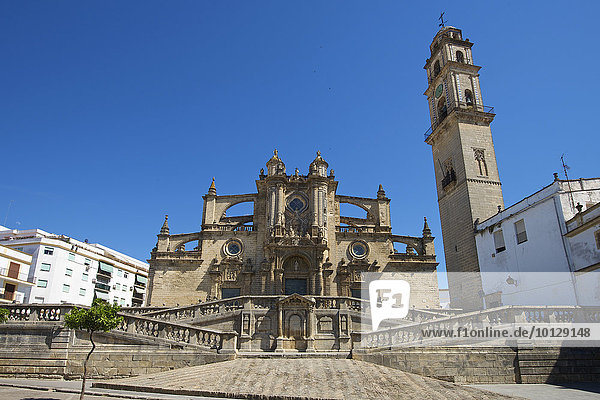 Kathedrale La Colegiata del Salvador  Jerez de la Frontera  Andalusien  Spanien  Europa