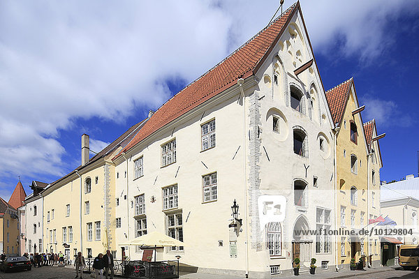 Gebäudeensemble Drei Schwestern  Pikk-Straße  Tallinn  Estland  Europa