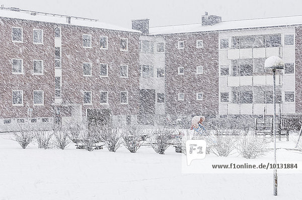 Winter Gebäude