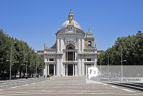 Basilika Santa Maria degli Angeli  Assisi  Provinz Perugia  Umbrien  Italien  Europa