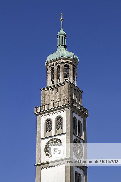 Perlach Tower  Augsburg  Bavaria  Germany  Europe