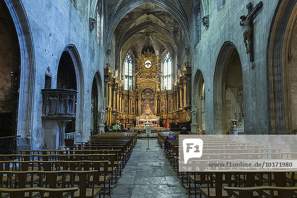 Basilika Saint-Pierre,  Innenansicht,  Avignon,  Vaucluse,  Frankreich,  Europa