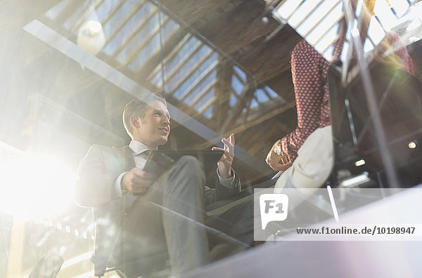 sprechen,Mensch,Büro,Menschen,Geschäftsbesprechung,Besuch,Treffen,trifft,Business