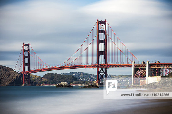 Vereinigte Staaten von Amerika USA Ozean unterhalb Zeit Ansicht Kalifornien Golden Gate Bridge San Francisco