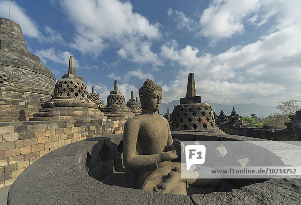Statue Borobudur Buddha Indonesien