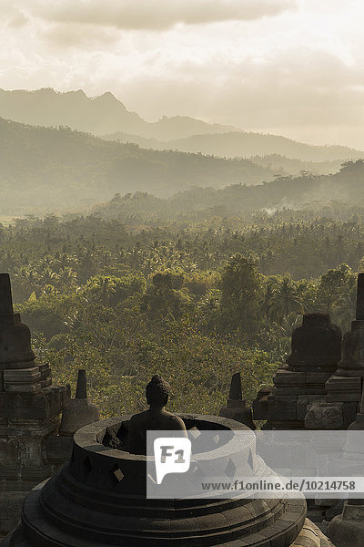 Statue Borobudur Buddha Indonesien