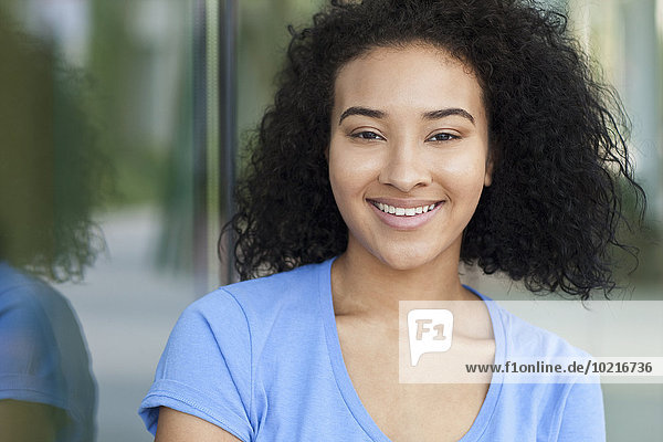 Close up of smiling Black woman