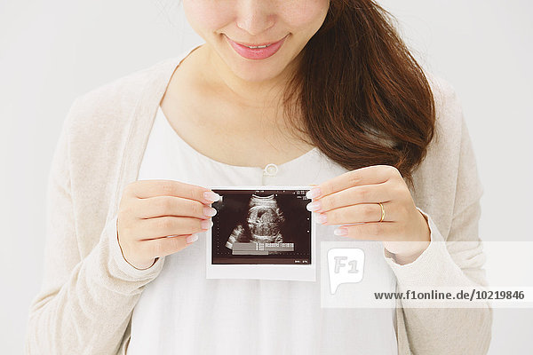 Frau Fotografie Schwangerschaft jung japanisch
