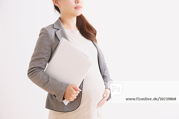 Frau Schwangerschaft jung Business japanisch