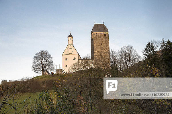 Österreich  Tirol  Schwaz  Blick auf Schloss Freundsberg