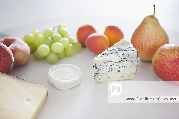 Frucht,weiß,Hintergrund,Teller,Käse