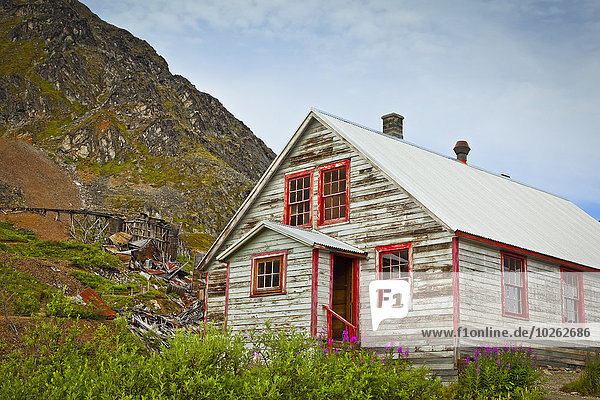 Sommer Geschichte Süden Alaska Unabhängigkeit Bergwerk Grube Gruben
