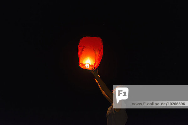 glühend Glut Strand Laterne - Beleuchtungskörper Glück Kambodscha Sihanoukville
