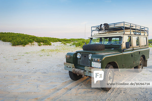 Amerika Küste Safari Insel Serie Verbindung Landschaft Land Rover Maryland