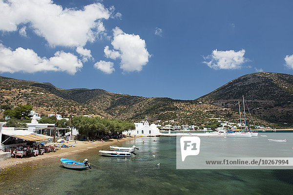 Hafen Ufer Kykladen Griechenland Griechische Inseln Sifnos