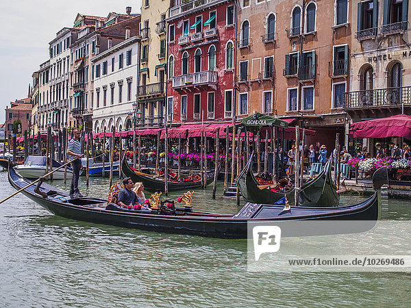 Ehrfurcht Gondel Gondola Gondoliere Italien Venedig