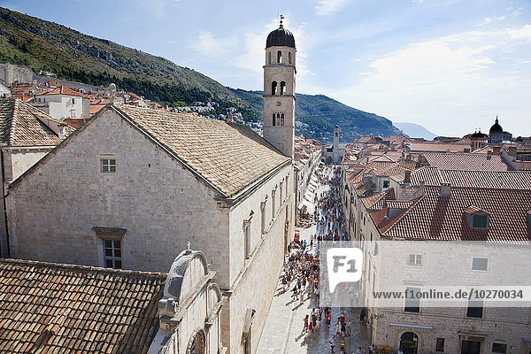 Stadtmauer Mensch Menschen Kirche Kroatien Dubrovnik