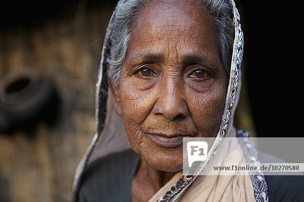Porträt einer älteren Frau; Rangpur  Bangladesch