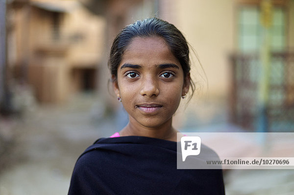 Portrait of Rajasthani girl; Jodhpur  Rajasthan  India