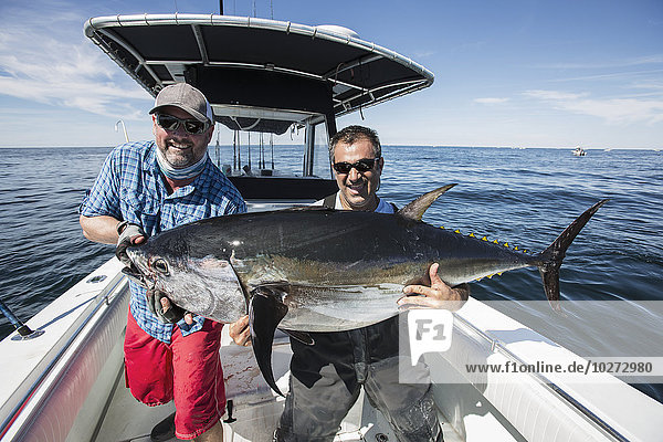 'Blue fin tuna caught off the Atlantic coast; Massachusetts  United States of America'