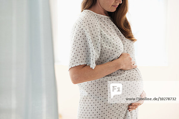 Pregnant woman at hospital