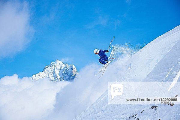 Skier  Chamonix  France
