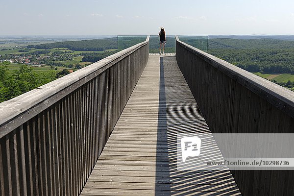 Aussichtsplateau  Aussichtsplattform Weinblick  Eisenberg  Eisenberg an der Pinka  Burgenland  Österreich  Europa