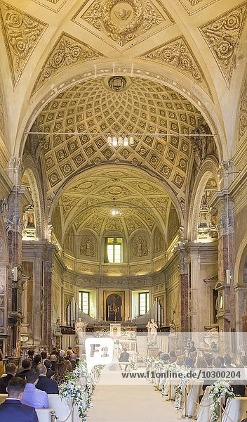 Wedding in the Church of San Pietro in Montorio  Rome  Lazio  Italy  Europe