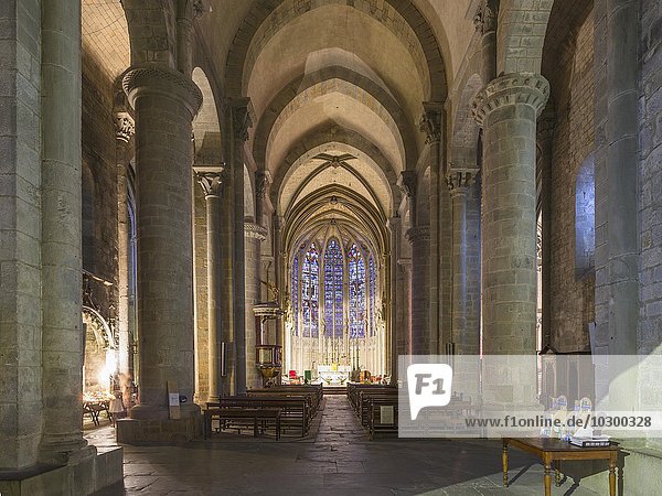 Basilika St-Nazaire und St-Celse  Carcassonne  Languedoc-Roussillon  Frankreich  Europa