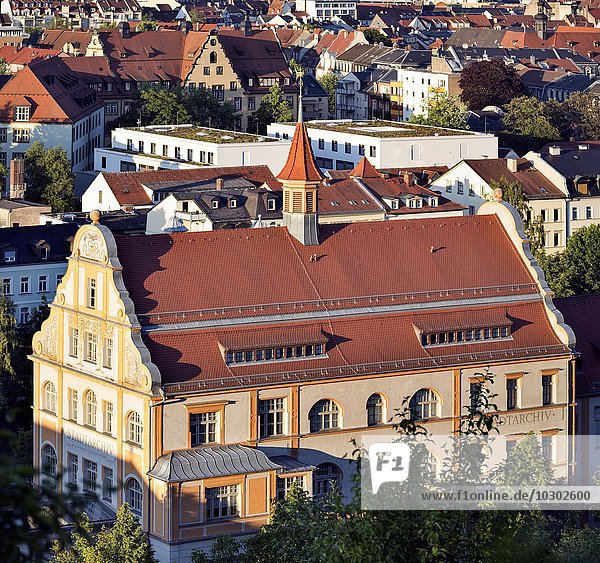 Stadtarchiv  technisches Rathaus und Hotel  Bamberg  Oberfranken  Bayern  Deutschland  Europa