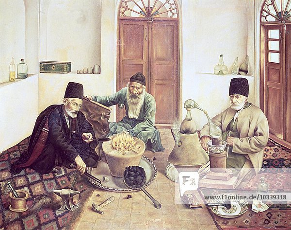 Alchemisten  1893 (Öl auf Leinwand)