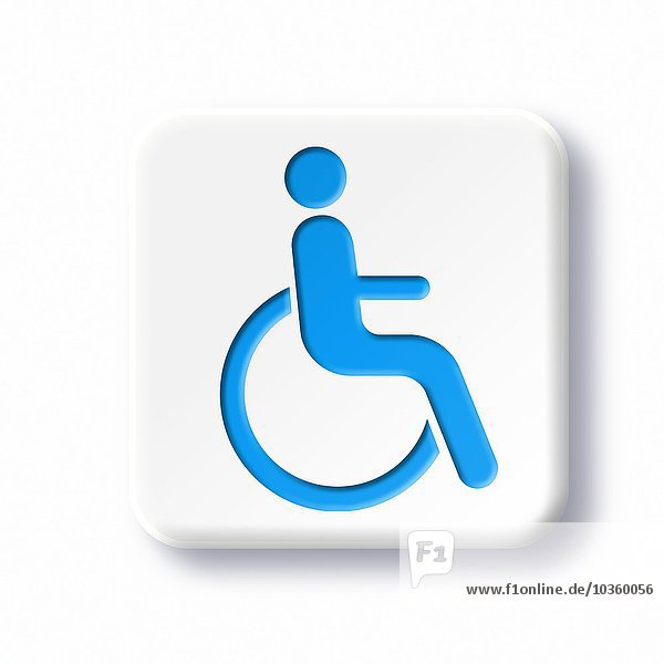Rollstuhl-Symbol  Kunstwerk