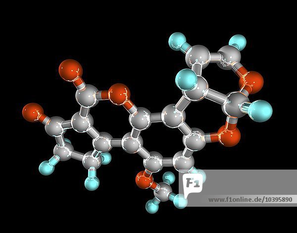 Aflatoxin  molekulares Modell