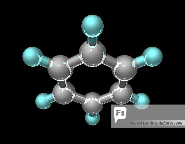 Benzol  molekulares Modell