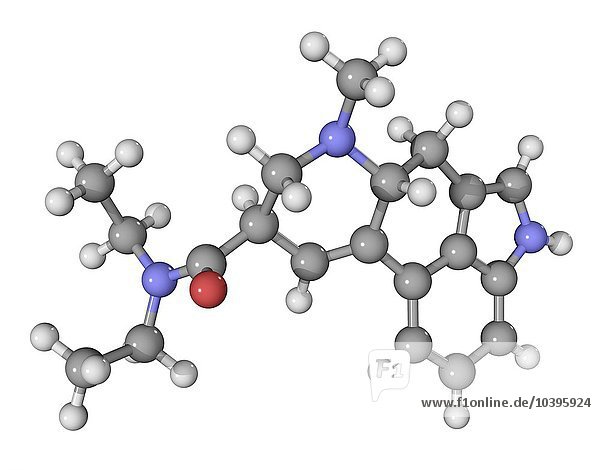 LSD-Drogenmolekül