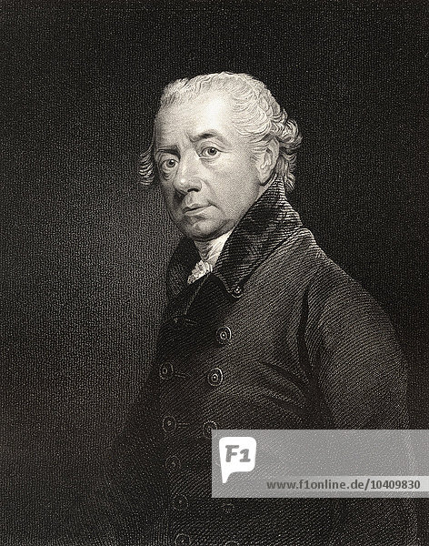 Beechey  Sir William (1753-1839) (nach) John Heaviside  gestochen von John Cochran (fl.1821-65)  aus National Portrait Gallery  Band II  veröffentlicht um 1835 (Litho)