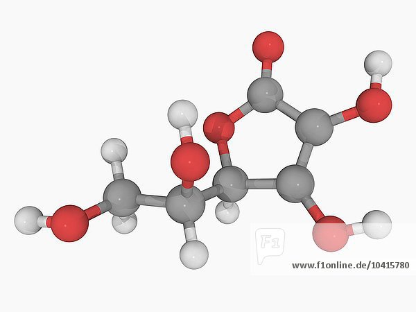 Vitamin C Ascorbinsäure-Molekül