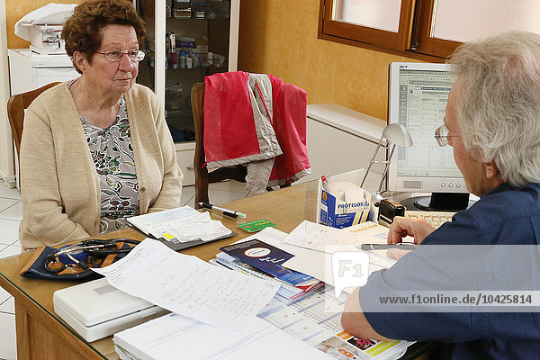 To be used only in the context of the feature. Photo essay in a country doctor´s office  Nord-Pas-de-Calais  France.
