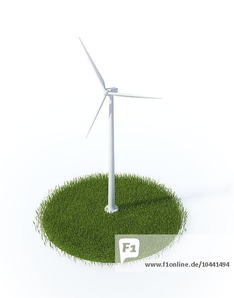 Konzept für Wind und erneuerbare Energien  grüne Energie  konzeptionelles Kunstwerk