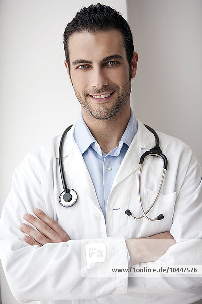 Porträt eines Arztes mit Stethoskop