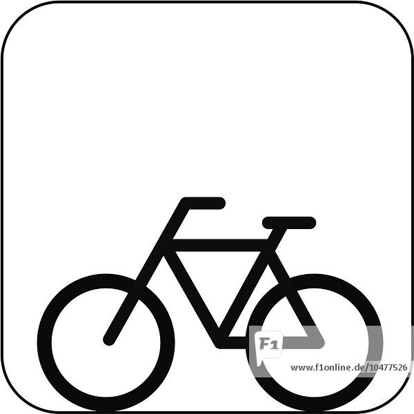 Fahrradsymbol  Kunstwerk