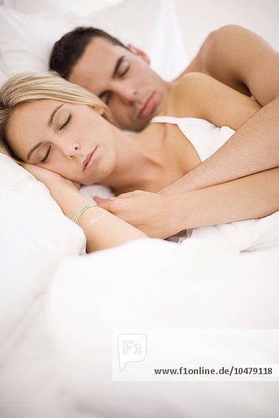 Couple in bed
