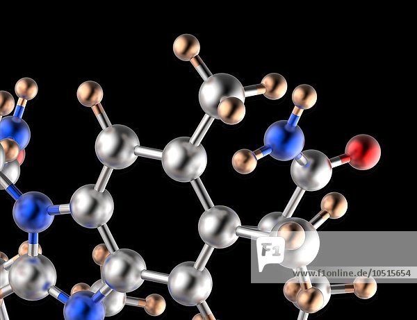 Generisches Molekül  Computerbild  Molekül  Kunstwerk