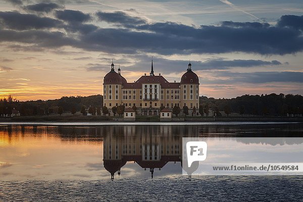 Barockschloss Moritzburg  bei Dresden  Sachsen  Deutschland  Europa