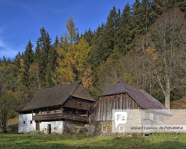 Sterzmühle aus dem 18.Jahrhundert bei Hartmanice  Nationalpark Sumava  Böhmerwald  Tschechien  Europa