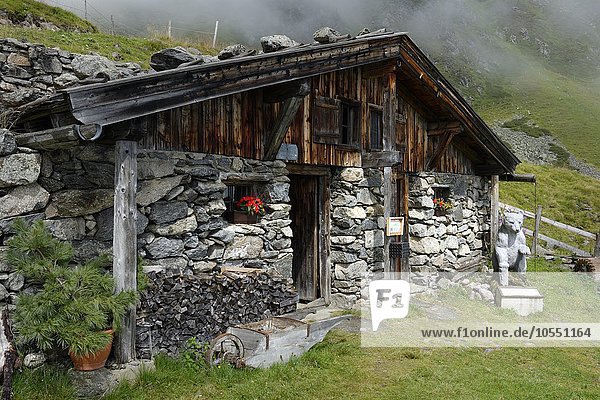 Gartalm  Alm am Hochleger  Onkeljoch bei Fügen  Zillertal  Tirol  Österreich  Europa
